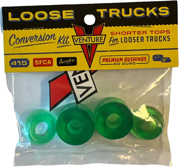 VENTURE LOOSE TRUCK CONVERSION BUSHINGS 90a GRN