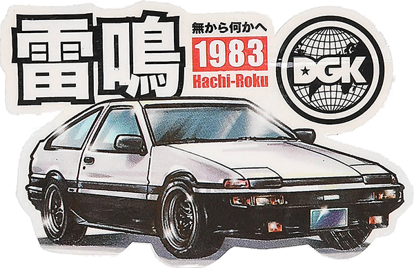 DGK TUNER STICKER - Skateboards.com